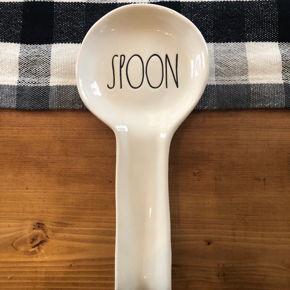 Rae Dunn SPOON Spoon Rest
